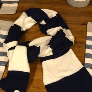Blue & white scarf